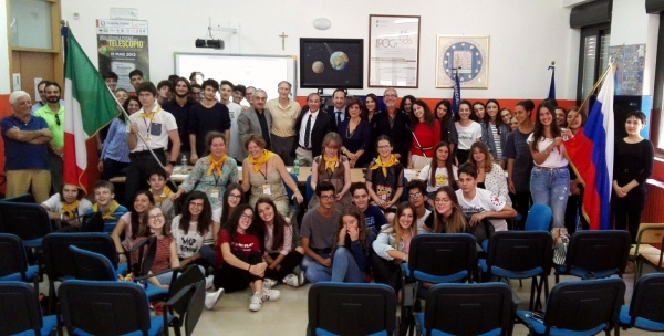 Delegazione del Moscow Chemical Lyceum presso il Liceo Staffa di Trinitapoli