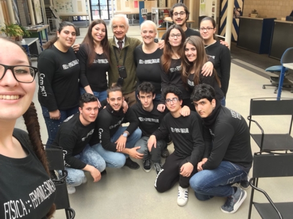 Delegazione dell'Istituto Pirandello di Lampedusa al CERN