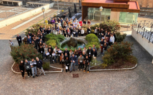 Picture taken at the courtyard of the CREF, next to the historical "fontana dei pesci rossi"